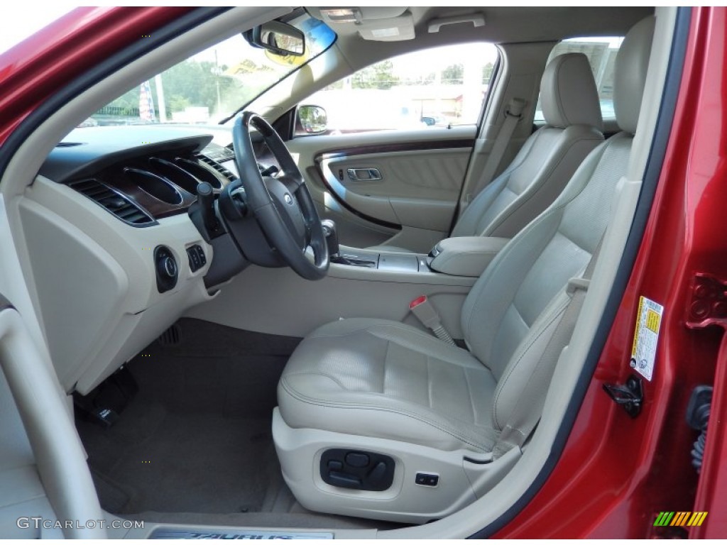 2011 Taurus Limited - Red Candy / Light Stone photo #12