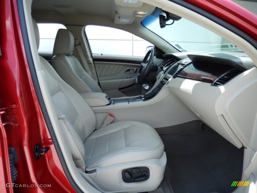 2011 Taurus Limited - Red Candy / Light Stone photo #17