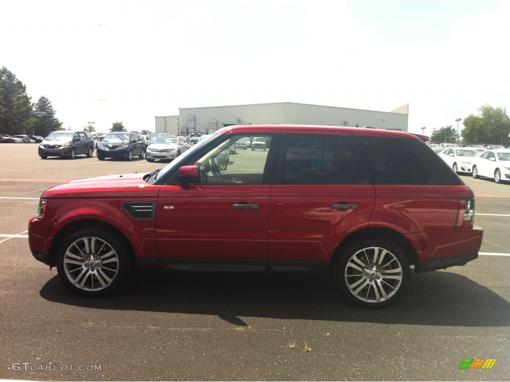 2010 Range Rover Sport HSE - Rimini Red / Almond/Nutmeg Stitching photo #4