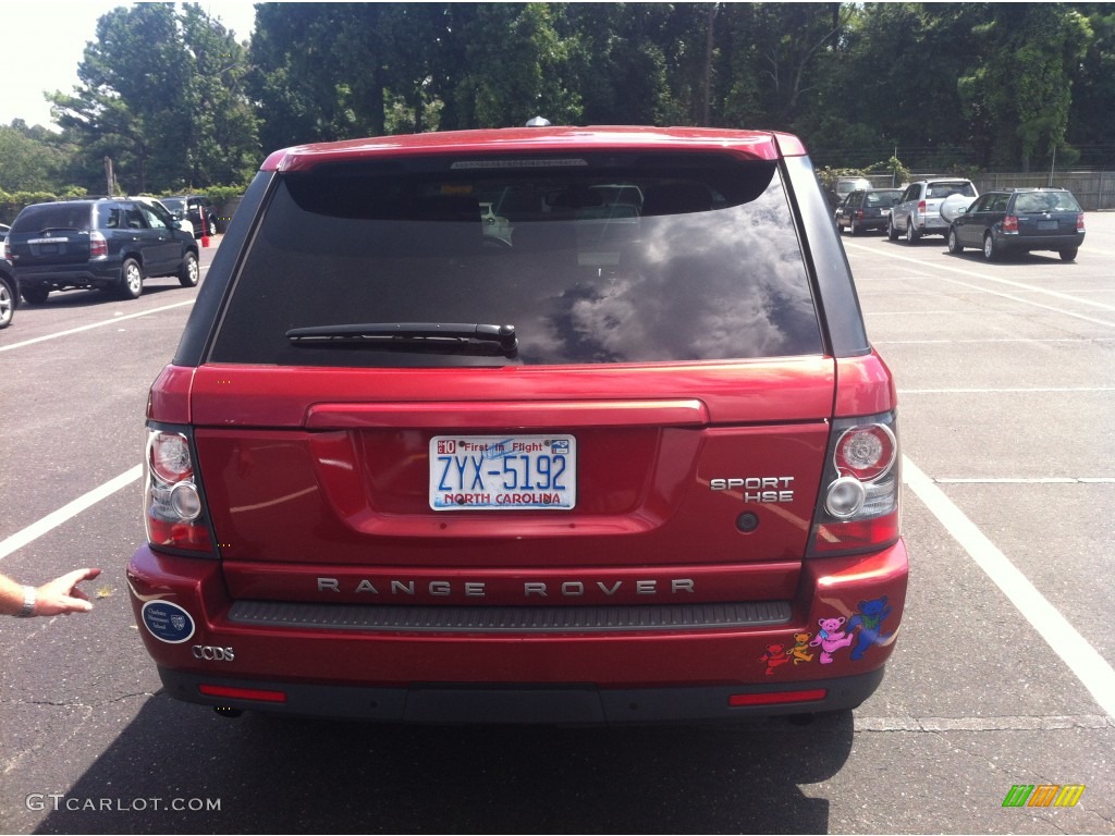 2010 Range Rover Sport HSE - Rimini Red / Almond/Nutmeg Stitching photo #6