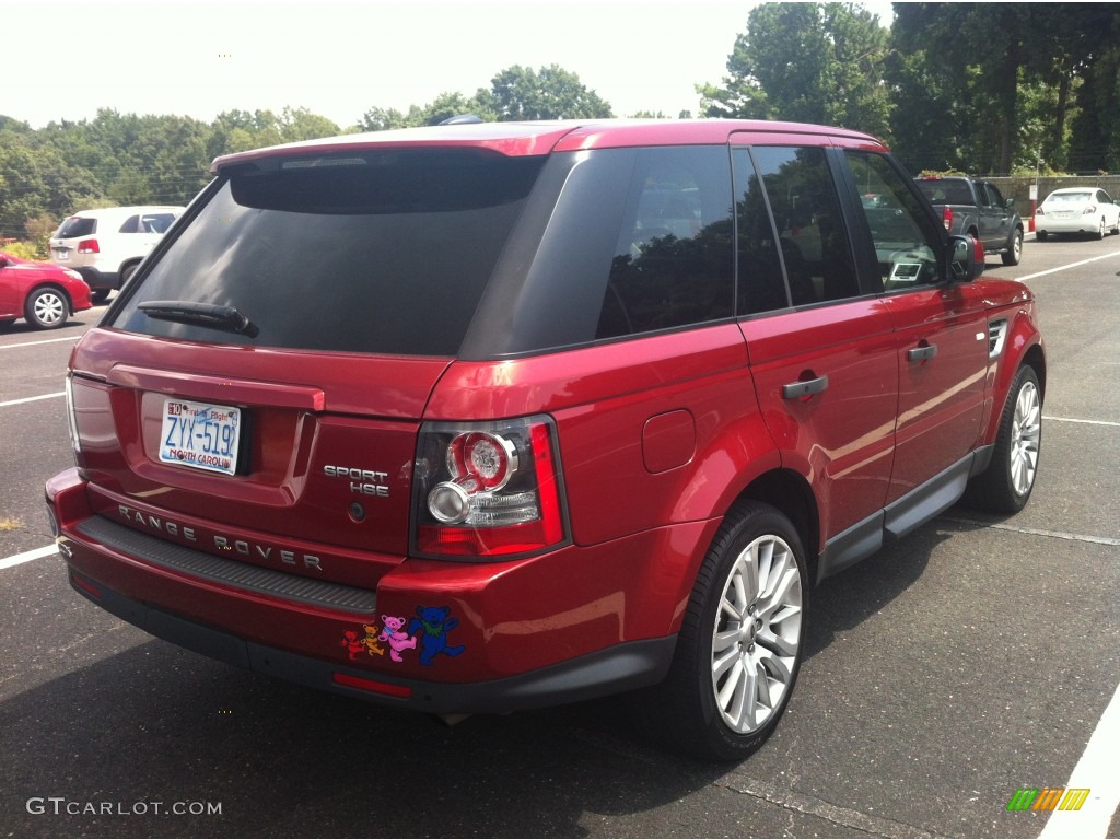 2010 Range Rover Sport HSE - Rimini Red / Almond/Nutmeg Stitching photo #7