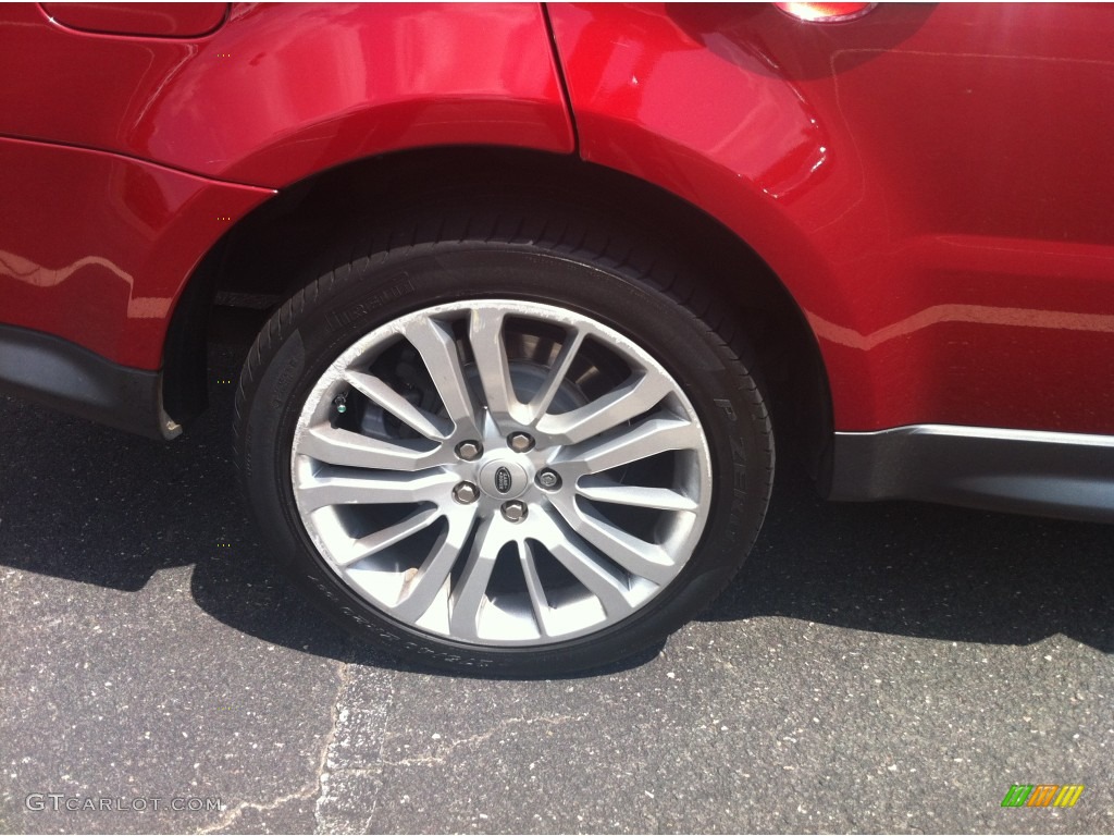 2010 Range Rover Sport HSE - Rimini Red / Almond/Nutmeg Stitching photo #9