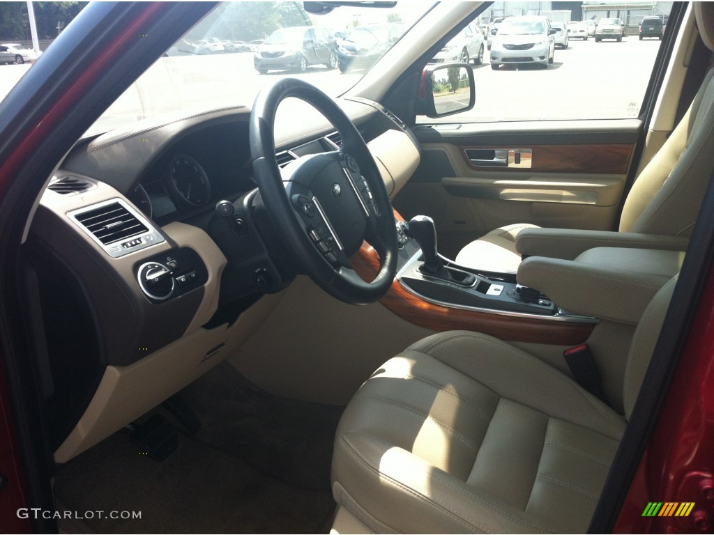 2010 Range Rover Sport HSE - Rimini Red / Almond/Nutmeg Stitching photo #10