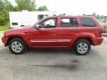 2006 Inferno Red Crystal Pearl Jeep Grand Cherokee Overland 4x4  photo #1