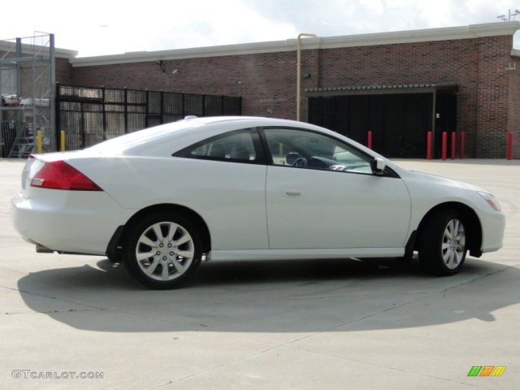 2006 Accord EX V6 Coupe - Taffeta White / Ivory photo #3