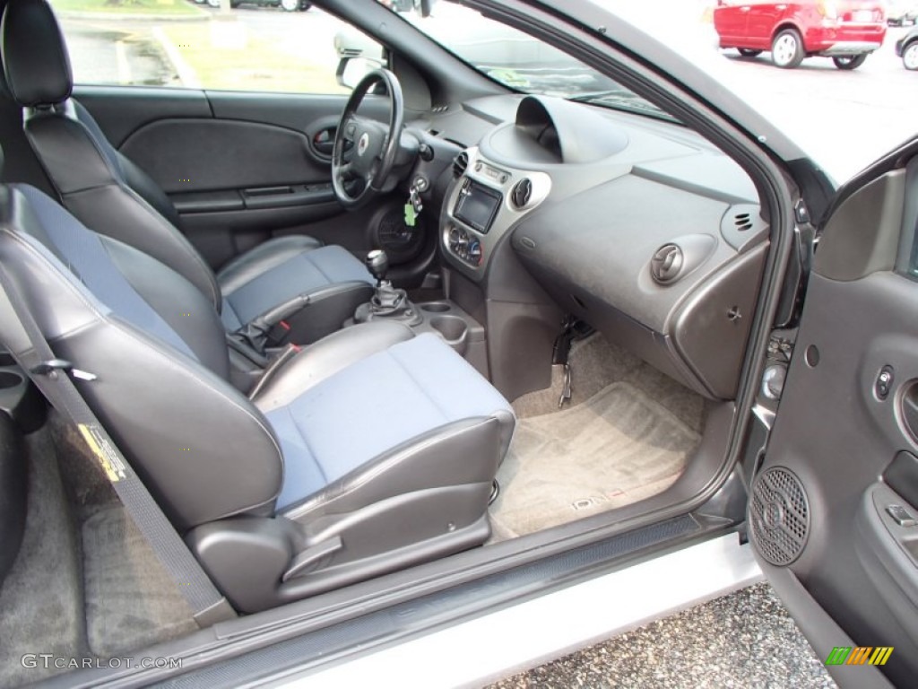 Red Line Black/Blue Interior 2004 Saturn ION Red Line Quad Coupe Photo #84543649