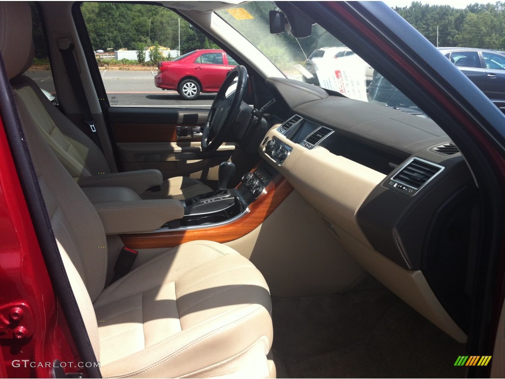 2010 Range Rover Sport HSE - Rimini Red / Almond/Nutmeg Stitching photo #21