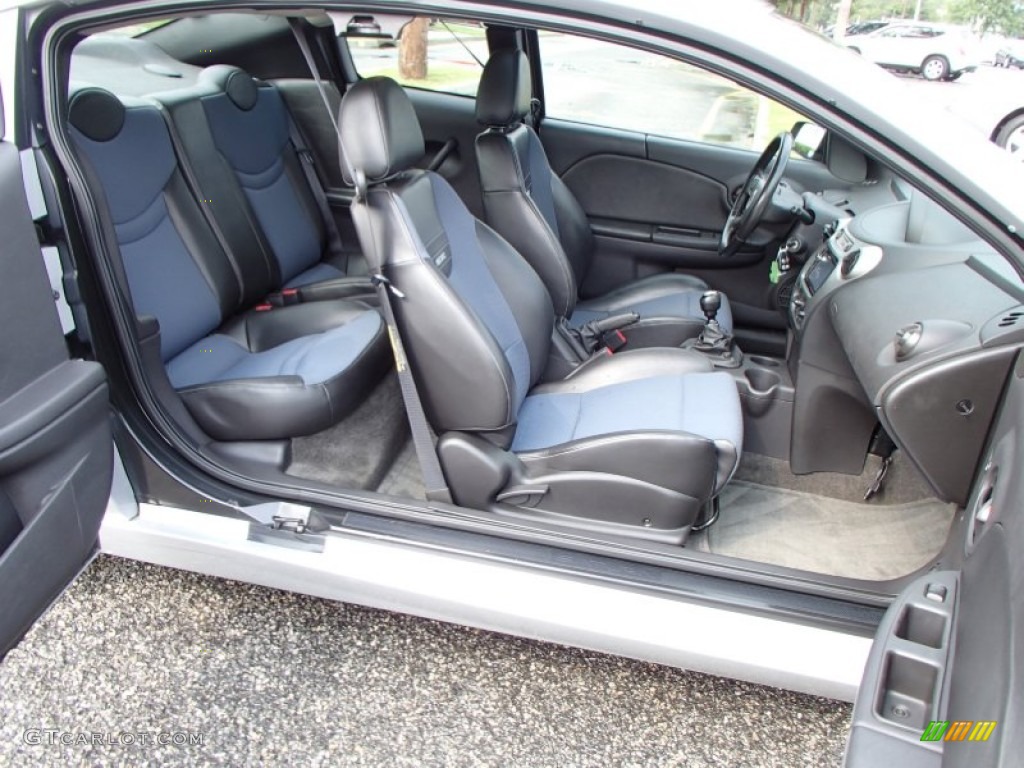 Red Line Black/Blue Interior 2004 Saturn ION Red Line Quad Coupe Photo #84543692