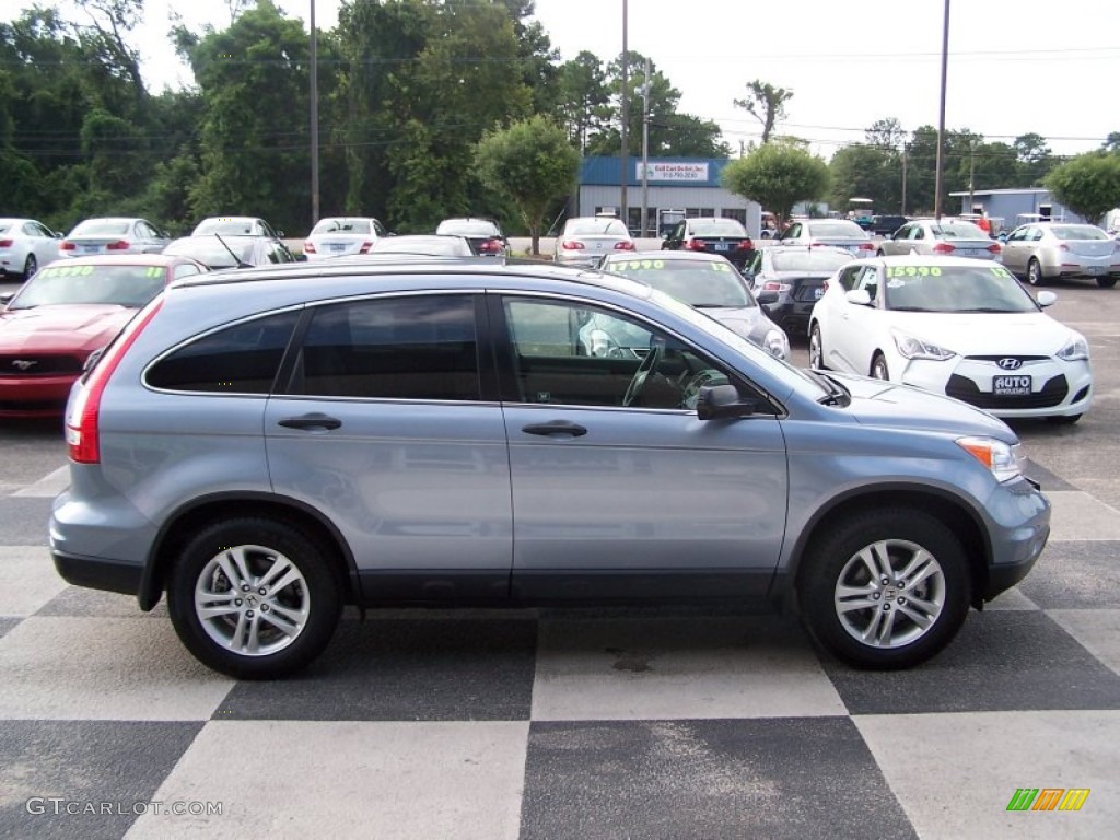 2011 CR-V EX - Glacier Blue Metallic / Gray photo #3