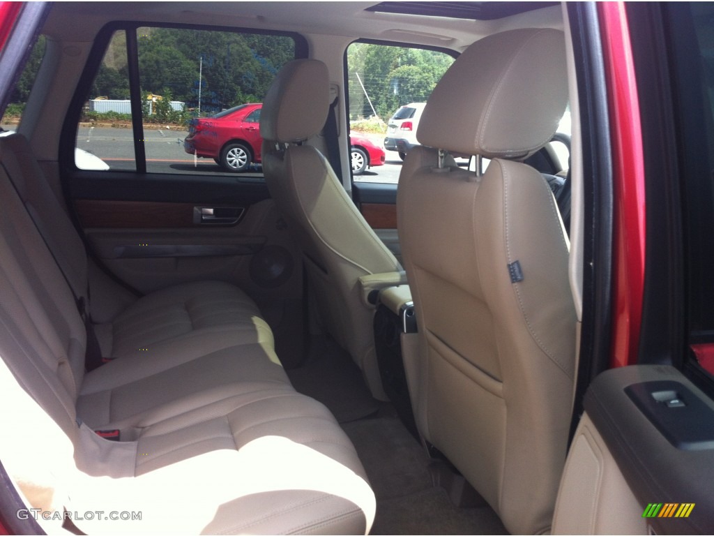 2010 Range Rover Sport HSE - Rimini Red / Almond/Nutmeg Stitching photo #23