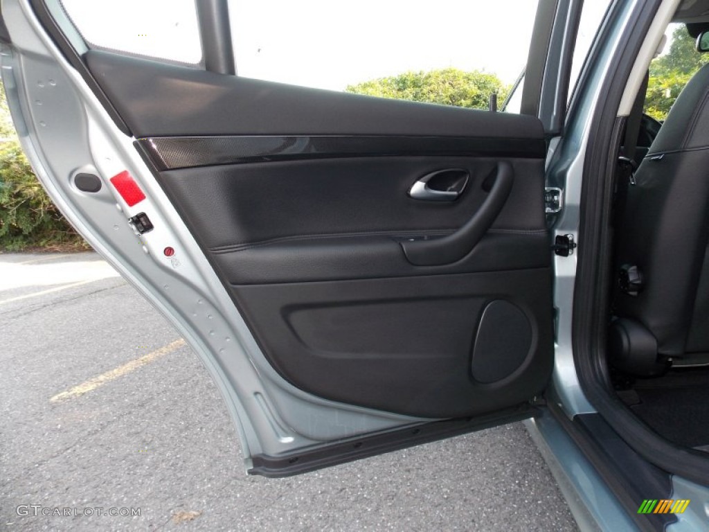 2010 9-3 Aero Sport Sedan XWD - Glacier Silver Metallic / Black photo #17