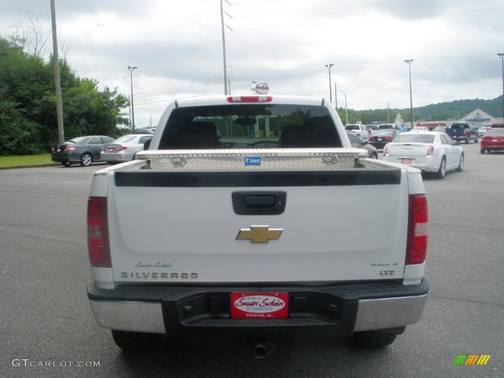 2008 Silverado 1500 LTZ Extended Cab 4x4 - Summit White / Light Cashmere/Ebony Accents photo #10