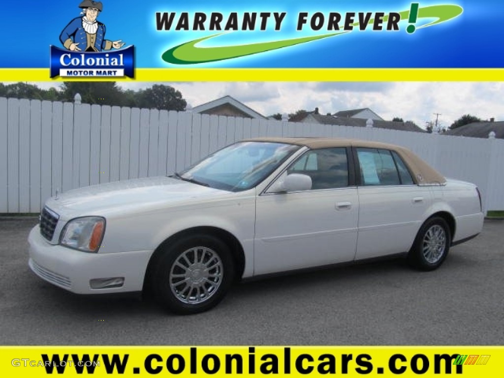 2005 DeVille DHS - White Lightning / Cashmere photo #1