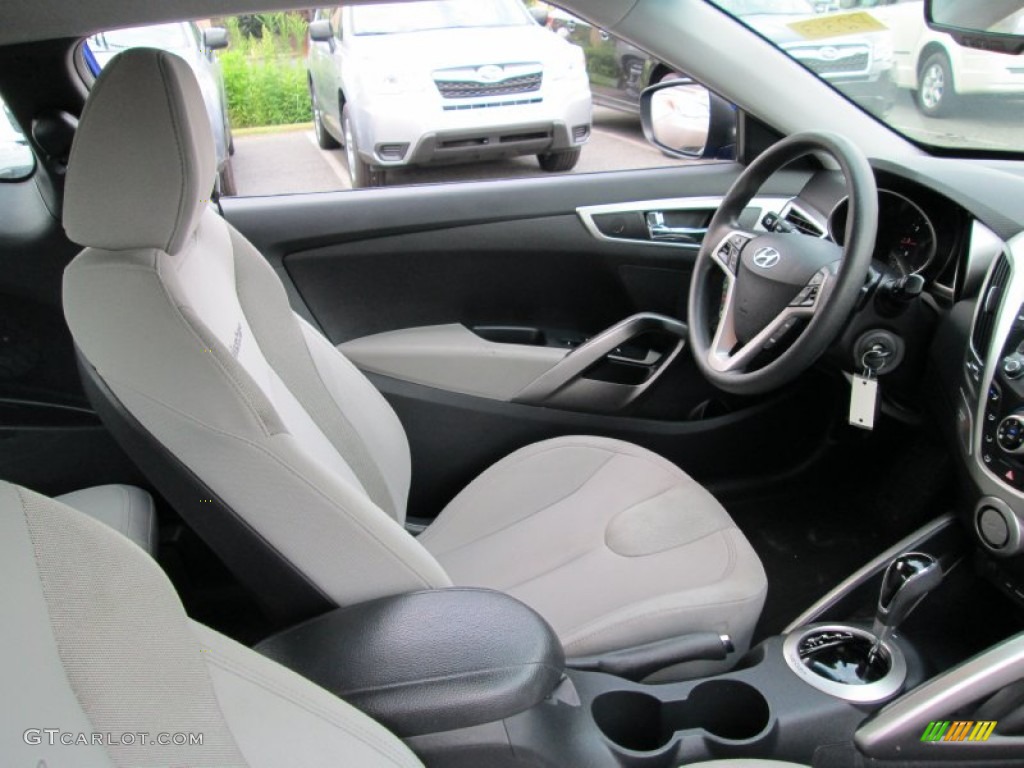 2012 Veloster  - Marathon Blue / Gray photo #15