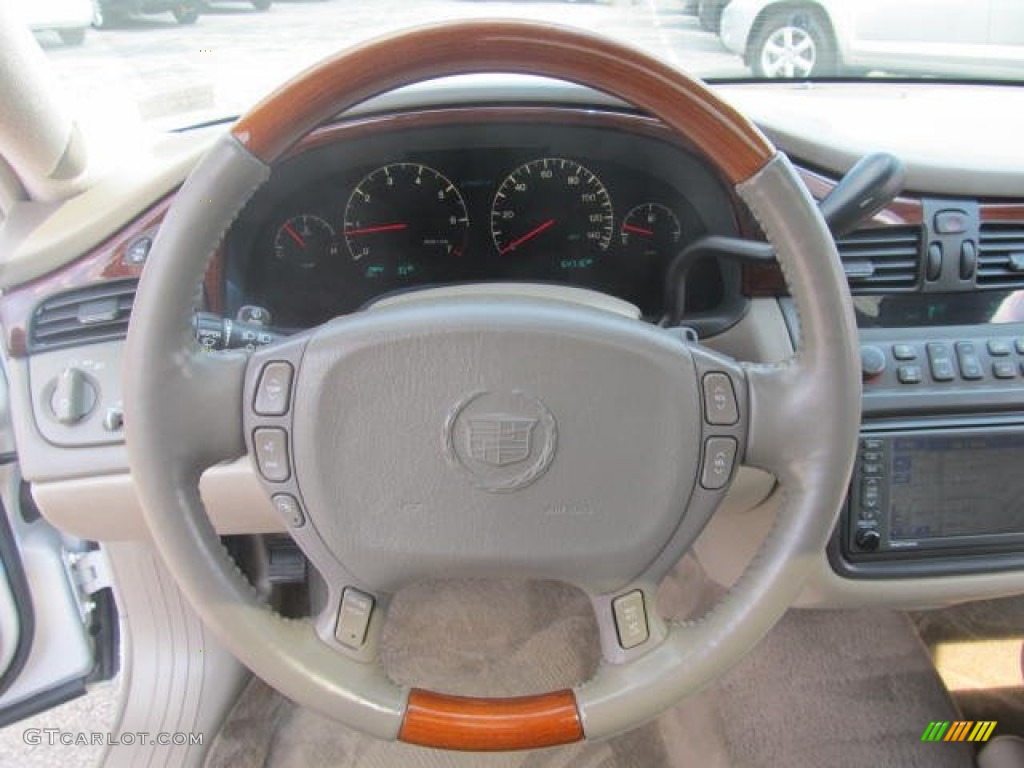 2005 Cadillac DeVille DHS Cashmere Steering Wheel Photo #84546985