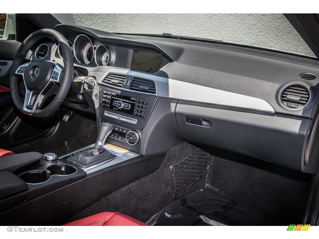 2014 Mercedes-Benz C 350 Coupe Red/Black Dashboard Photo #84547138
