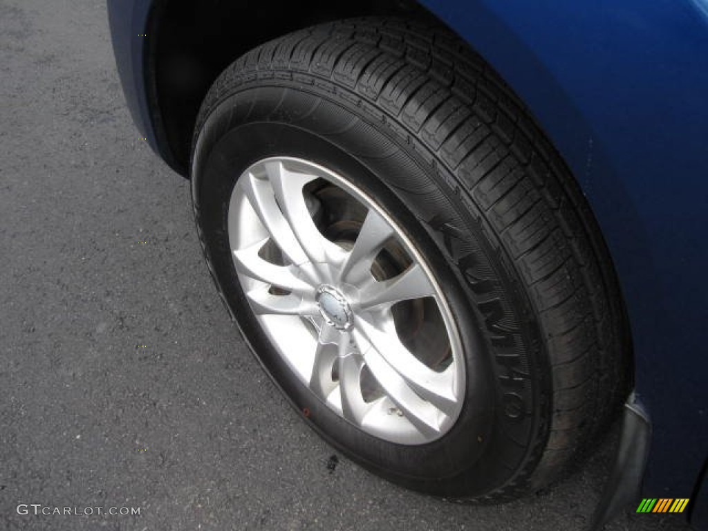 2010 Rogue S AWD - Indigo Blue / Gray photo #13