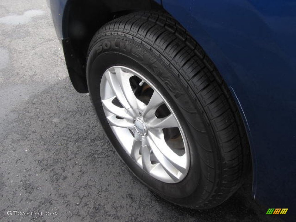 2010 Rogue S AWD - Indigo Blue / Gray photo #15