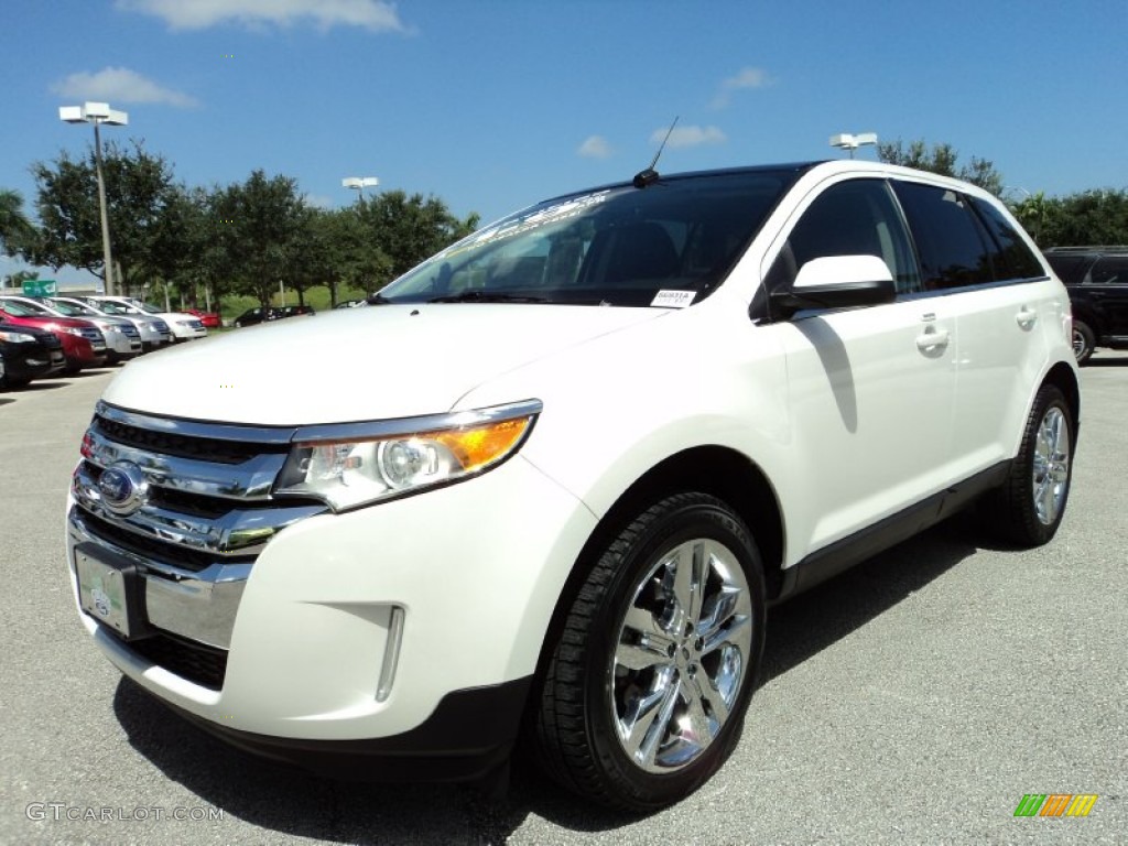 White Platinum Tri-Coat 2013 Ford Edge Limited Exterior Photo #84548995
