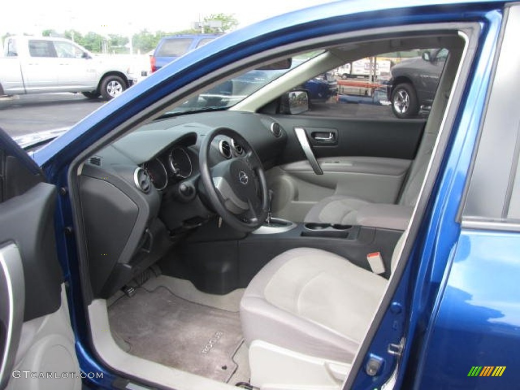 2010 Rogue S AWD - Indigo Blue / Gray photo #17