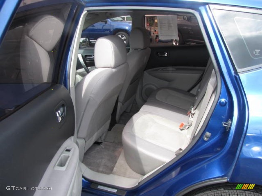 2010 Rogue S AWD - Indigo Blue / Gray photo #21