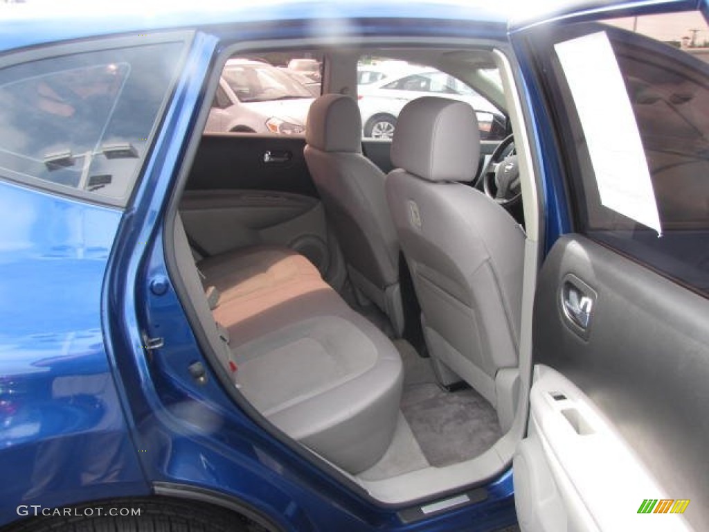 2010 Rogue S AWD - Indigo Blue / Gray photo #23