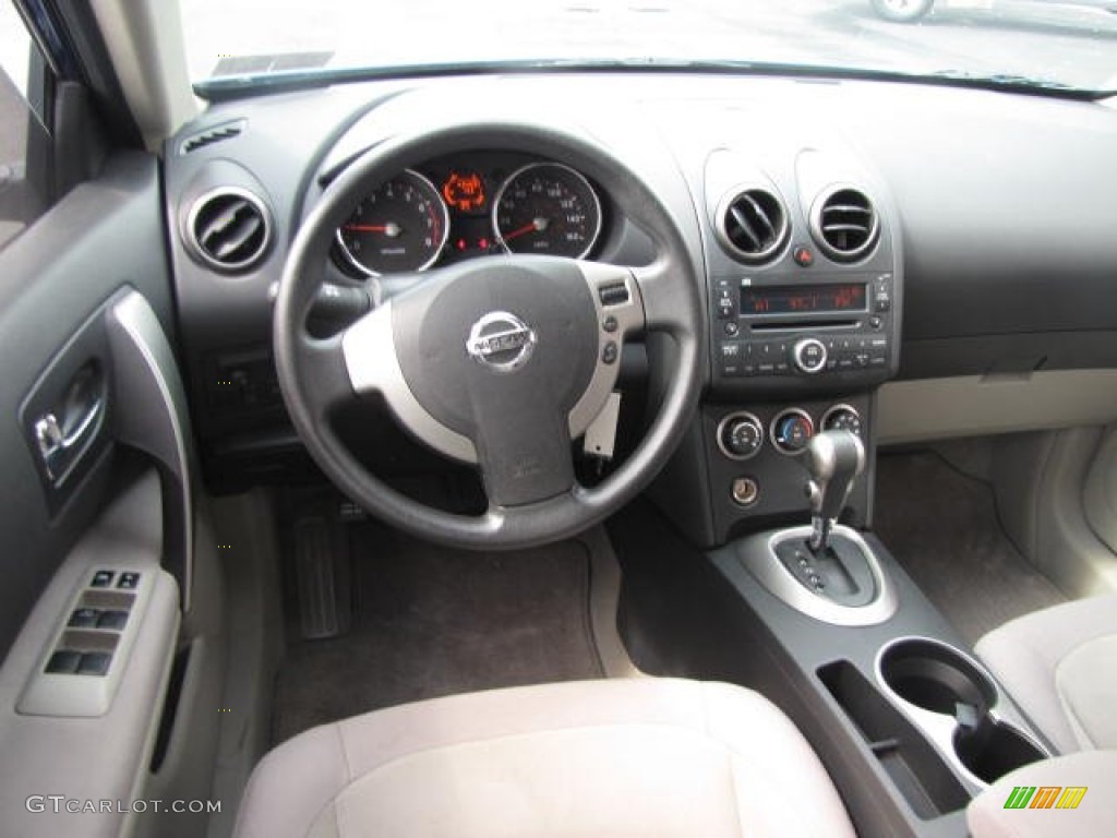 2010 Rogue S AWD - Indigo Blue / Gray photo #25