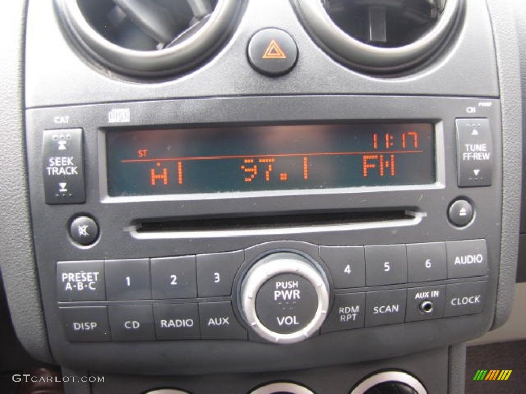 2010 Rogue S AWD - Indigo Blue / Gray photo #30