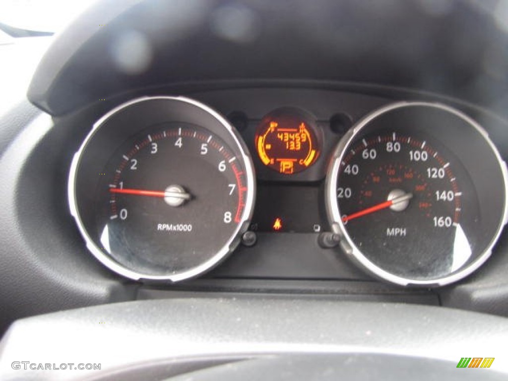 2010 Rogue S AWD - Indigo Blue / Gray photo #32