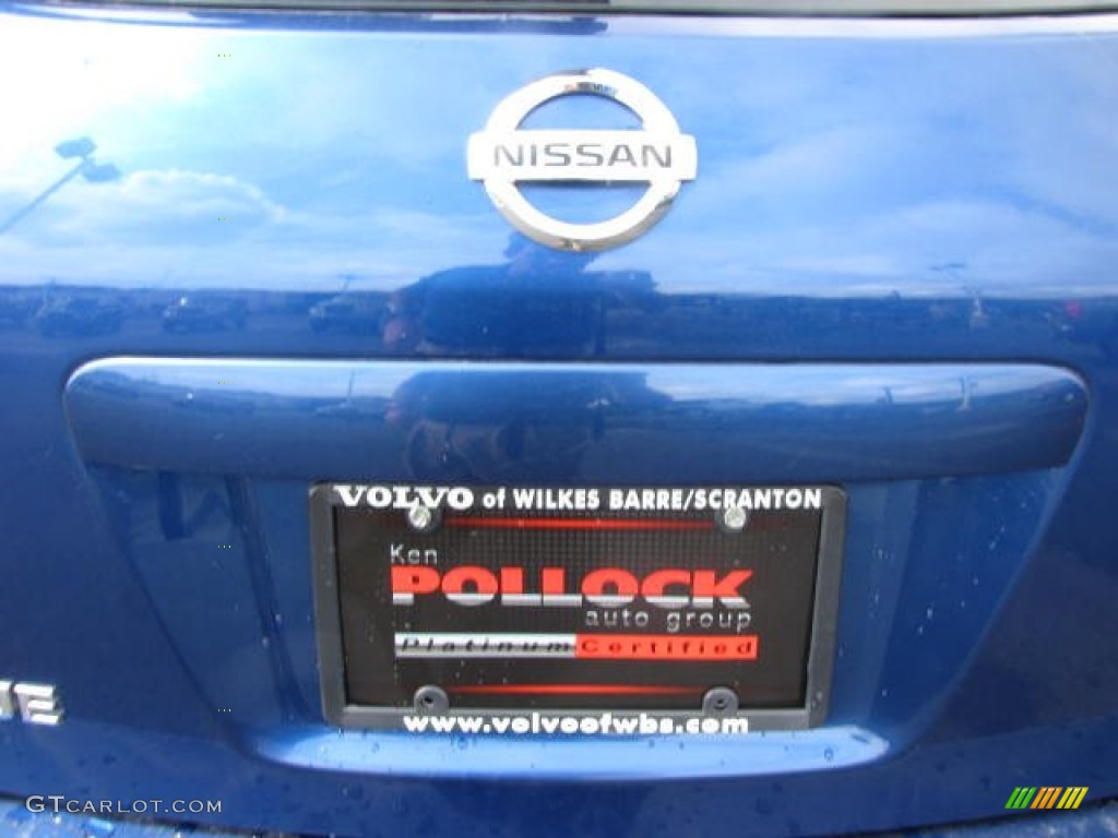 2010 Rogue S AWD - Indigo Blue / Gray photo #35