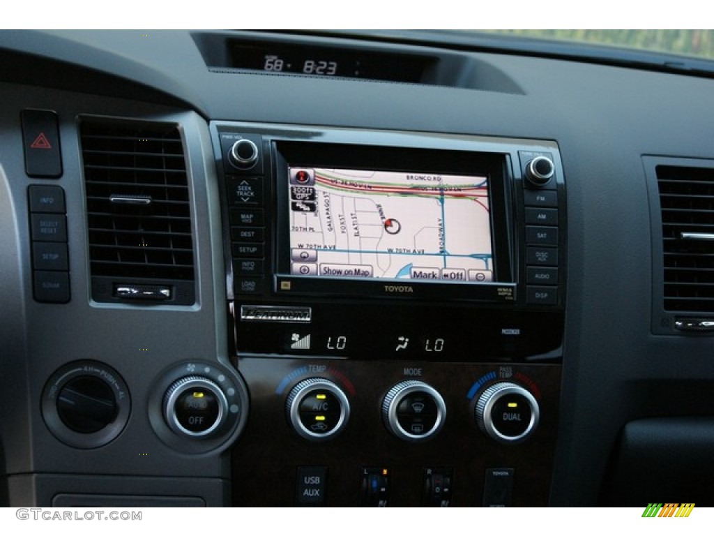 2013 Tundra Platinum CrewMax 4x4 - Black / Black photo #6