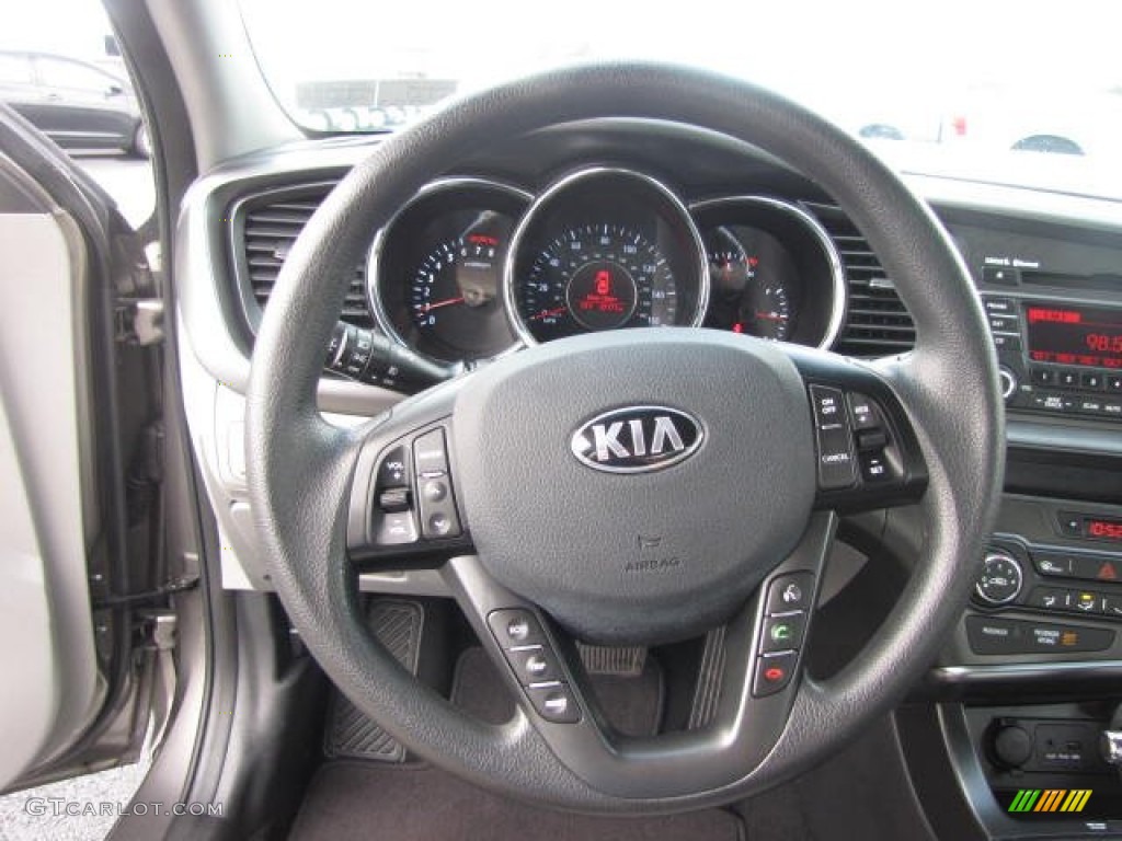 2013 Optima LX - Titanium Silver Metallic / Gray photo #29