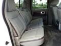 2010 Ford F150 Medium Stone Leather/Sienna Brown Interior Rear Seat Photo