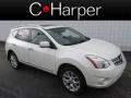 2011 Pearl White Nissan Rogue SL AWD  photo #1