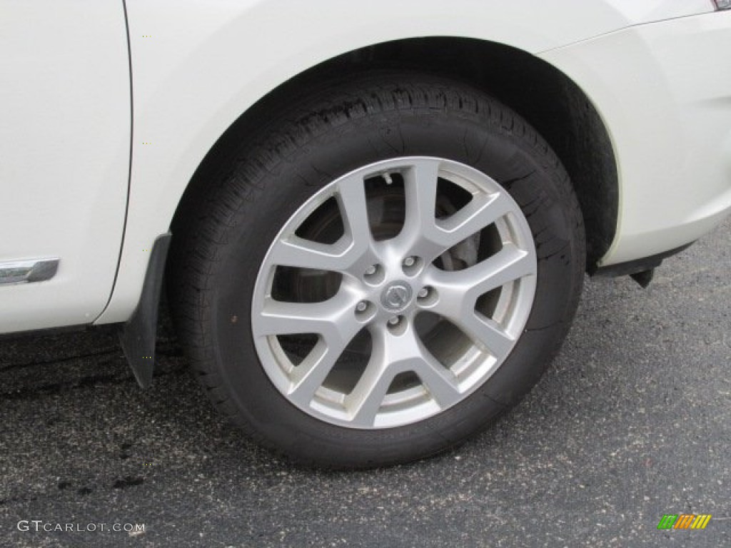 2011 Rogue SL AWD - Pearl White / Black photo #3