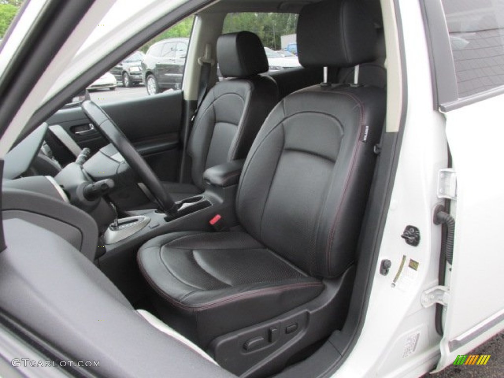 2011 Rogue SL AWD - Pearl White / Black photo #16