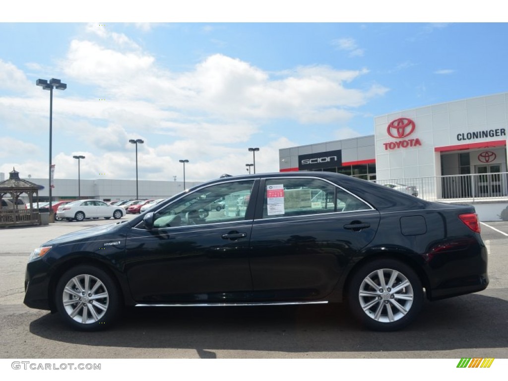 2013 Camry Hybrid XLE - Cosmic Gray Metallic / Light Gray photo #2