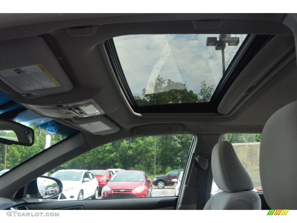 2013 Camry Hybrid XLE - Cosmic Gray Metallic / Light Gray photo #11