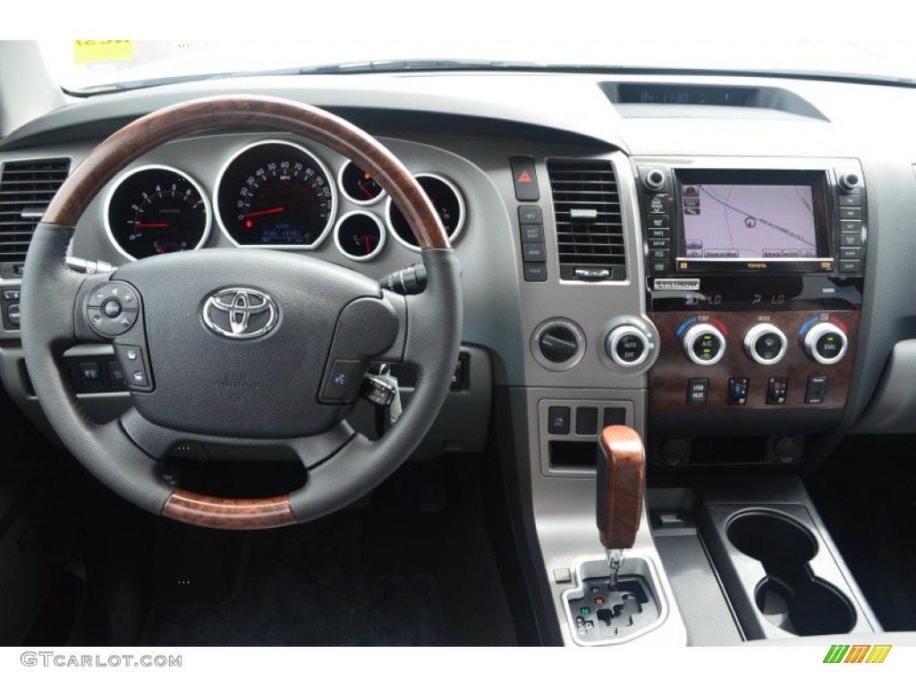 2013 Tundra Platinum CrewMax 4x4 - Super White / Graphite photo #10