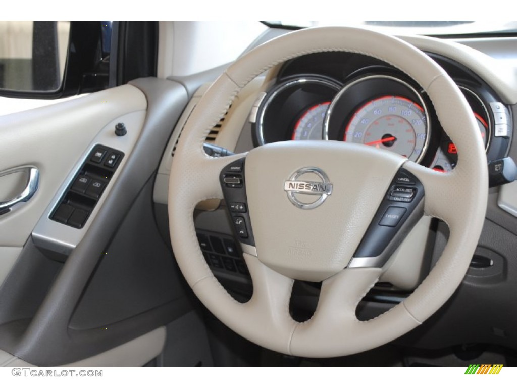 2009 Murano SL - Tinted Bronze Metallic / Beige photo #37