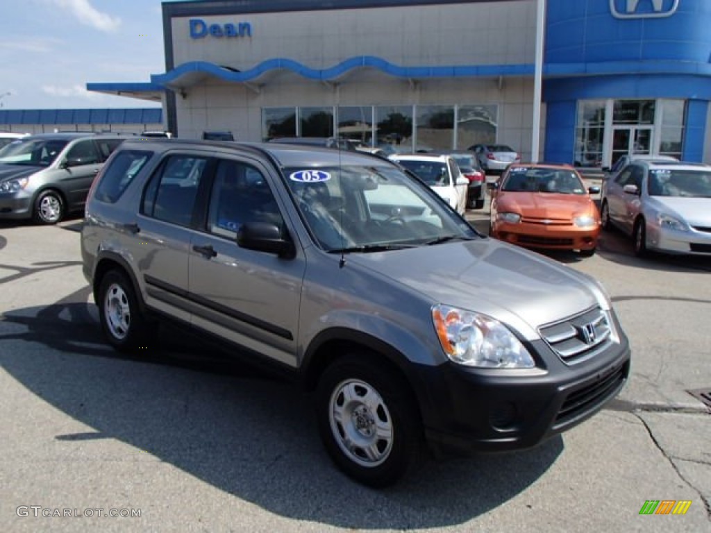 2005 CR-V LX 4WD - Silver Moss Metallic / Black photo #1