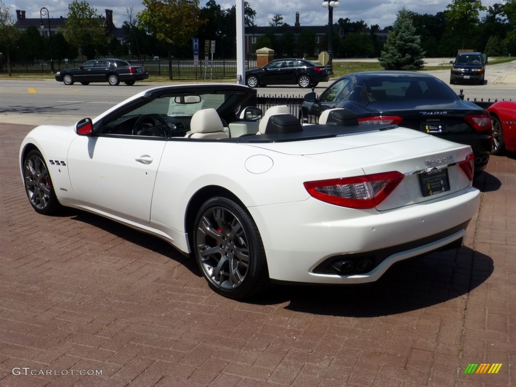 Bianco Eldorado (White) 2014 Maserati GranTurismo Convertible GranCabrio Exterior Photo #84557950