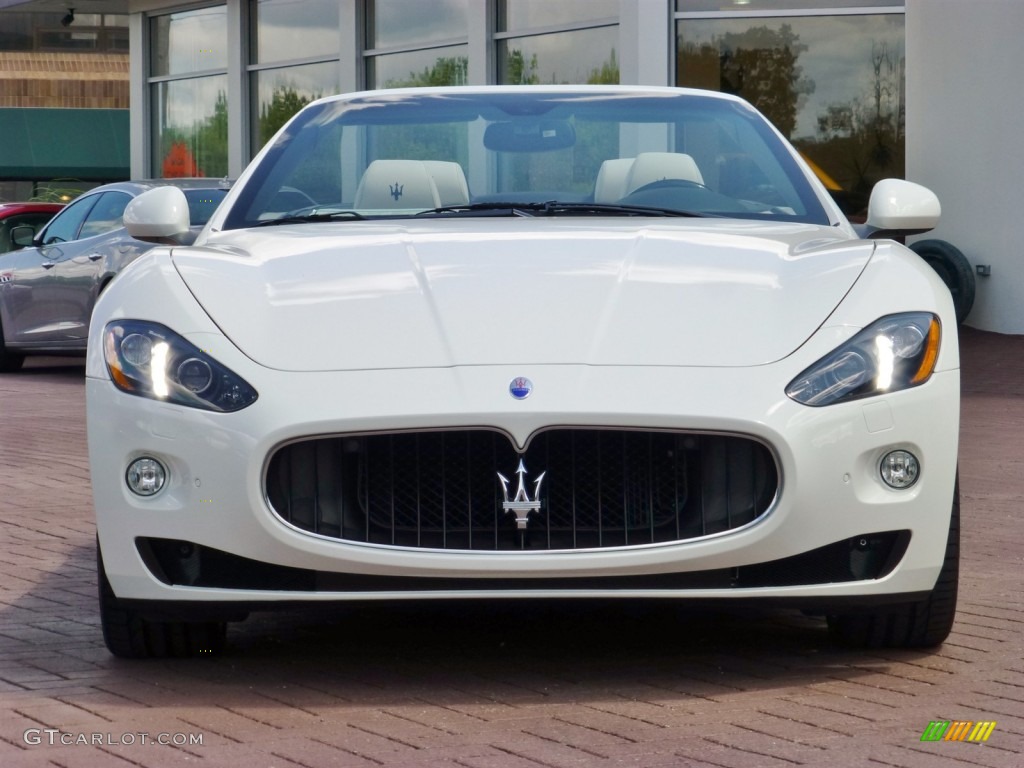 Bianco Eldorado (White) 2014 Maserati GranTurismo Convertible GranCabrio Exterior Photo #84558211