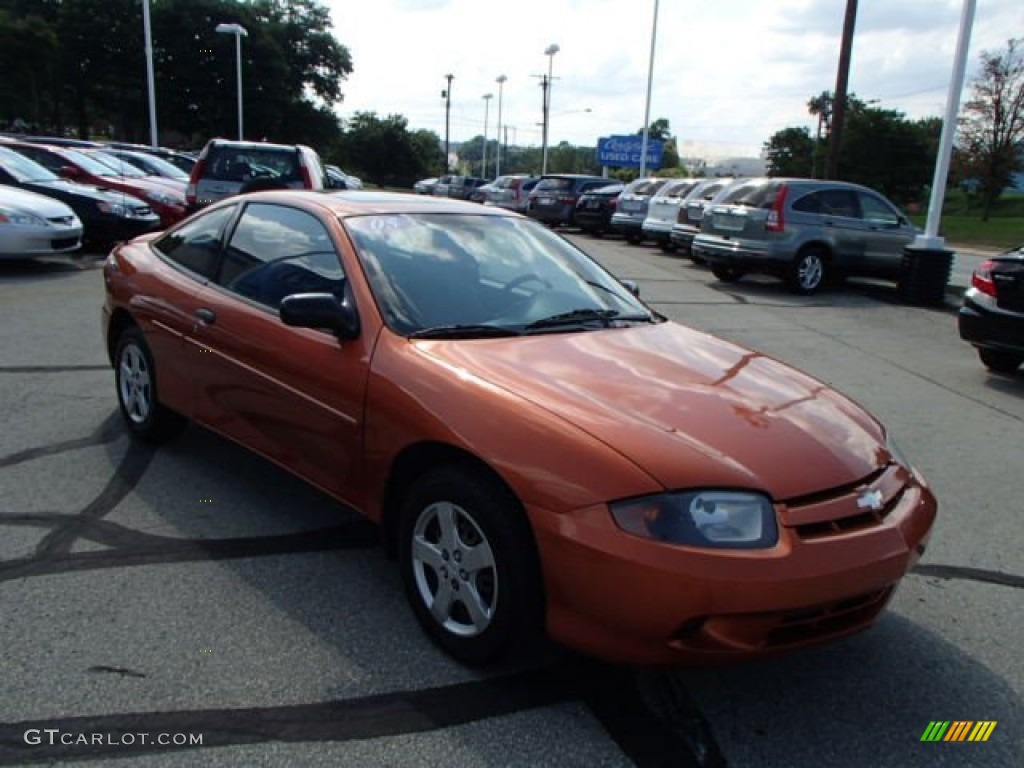 2005 Cavalier LS Coupe - Sunburst Orange Metallic / Graphite Gray photo #1