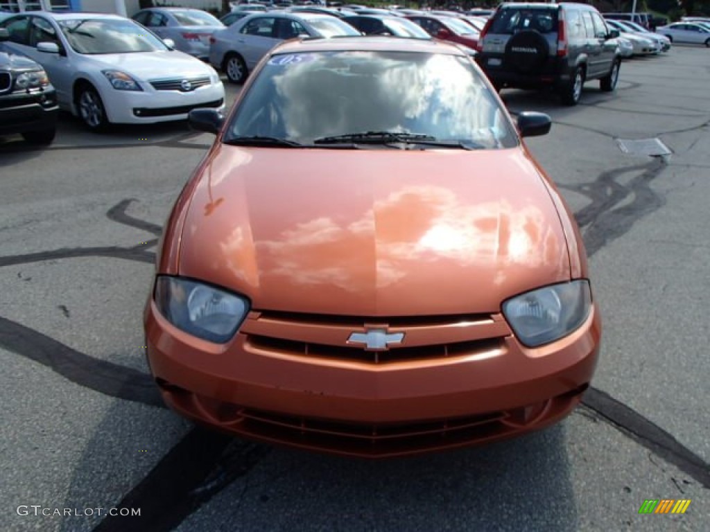 2005 Cavalier LS Coupe - Sunburst Orange Metallic / Graphite Gray photo #2