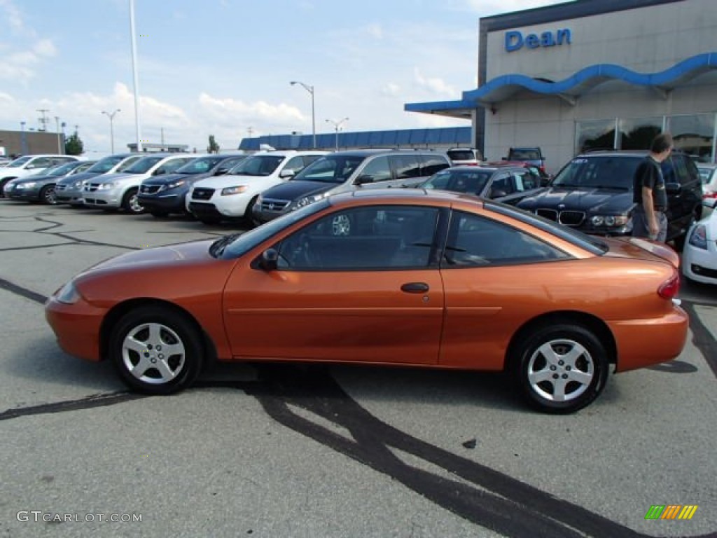 2005 Cavalier LS Coupe - Sunburst Orange Metallic / Graphite Gray photo #4
