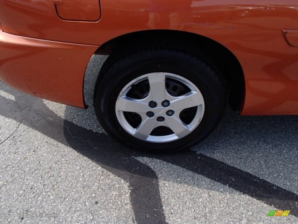 2005 Cavalier LS Coupe - Sunburst Orange Metallic / Graphite Gray photo #9