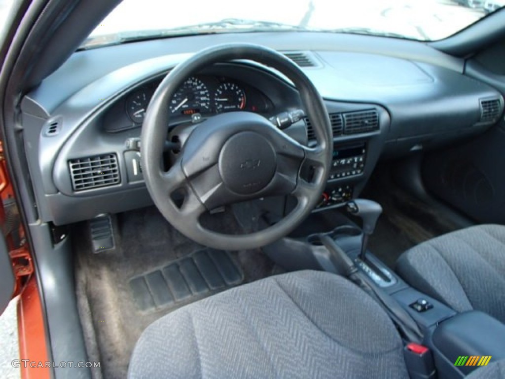 2005 Cavalier LS Coupe - Sunburst Orange Metallic / Graphite Gray photo #12