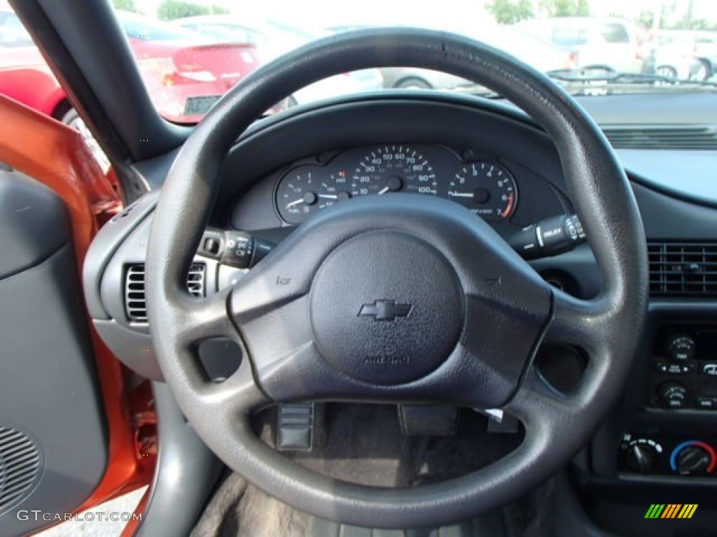 2005 Cavalier LS Coupe - Sunburst Orange Metallic / Graphite Gray photo #18