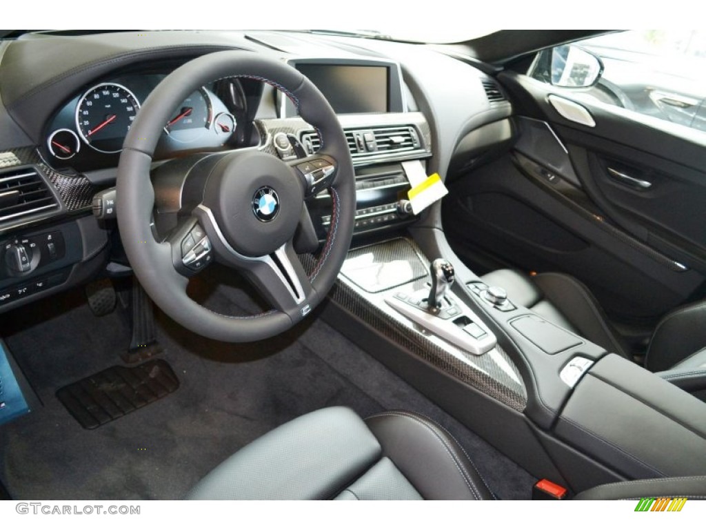 Black Interior 2014 BMW M6 Gran Coupe Photo #84558672